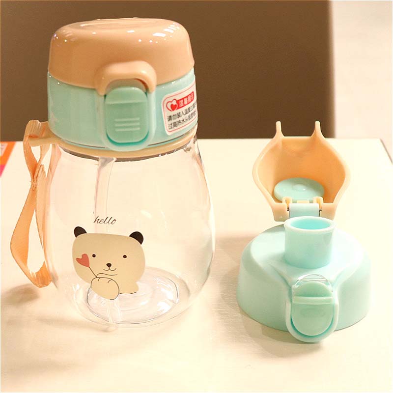 350ml Baby Sippy Cup Straw Bottle